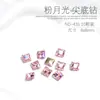 Decorações para Unhas: Strass com Base Pontuda, Strass em Formato de Coração, Strass Rosa Moonlight em Formato de Machado, Strass em Formato de Gota, Strass Quadrado, Strass Retangular, Decorações para Unhas, 10 Peças