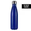 Taza de agua para deportes al aire libre transfronteriza de acero inoxidable 304 resistente a los arañazos con recubrimiento en spray tipo botella de Coca-Cola, taza de vacío, compatible con impresión de logotipo