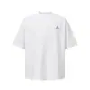 Camiseta con Logo Pequeño y Estampado de Letras con Diseño de Cancha, Manga Corta, Nuevo Estilo Primavera/Verano para Hombres, Top Casual Holgado para Parejas, de Moda para Mujeres