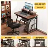 Escritorio de computadora, adecuado para apartamentos pequeños, escritorio para juegos, puede acomodar una computadora, escritorio de estudio, escritorio de oficina, computadora de escritorio, escritorio simple para el hogar, mesita de noche para el dormitorio