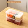 Caja de almacenamiento para refrigerador doméstico carne fresca congelada alimentos Anti-sabor cocina grado alimenticio frutas y verduras conservación caja sellada