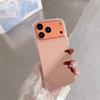 Funda Espejo Adecuada para iPhone 16E con Bordes Redondeados y Espejo de Maquillaje Transparente para Mujer Apple 15 Pro, Funda Protectora de Cobertura Total 14
