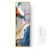 Nueva Pintura Decorativa de Entrada Estilo Chino Edición Vertical Tira Larga Mural Abstracto Lujo Ligero Moderno Pared de Pasillo Pasillo Pintura Colgante de Porcelana Cristal
