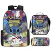 Temporada Escolar Nueva Bolso Cruzado Listo para Usar Bolsa de Almuerzo Bolso Escolar Primaria Grados 1-3~6 Lindo Bolso Escolar Arroz