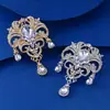 Broche Nuevo Corona Europeo y Americano Corsage Pequeño Fragancia Paquete Individual Colgante Ramo Broche Se Puede Encriptar