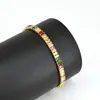 Pulsera de Moda Transfronteriza Europea y Americana con Circonita de Diamante Completo para Mujer Lujo Accesible Nicho de Gama Alta Versátil Cadena de Garra de Diamante en Fila