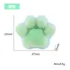 Modelo Nuevo Cepillo Previo con Forma de Pata de Gato con Mango de Anillo para Eliminación de Polvo, Herramienta de Limpieza de Uñas