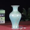 Jingdezhen porcelana ornamentos vaso chinês moderno forno de flores cristal variável esmalte pequeno vaso artesanato presentes atacado