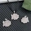 Piedra de Ágata de Cristal Natural Colgante de Pez Tallado Accesorios para Joyería DIY Colgante Animal Pez Collar Joyería Venta al por Mayor