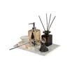Set de Bandeja con Dispensador de Botella de Cristal de Lujo Ligero para Baño Adornos para Lavabo Habitación Modelo Baño Baño Decoración de Aromaterapia
