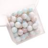 Cuentas de Porcelana Rota Imitación Cristal 10mm Tinte al Agua Hilo de Mano Cuentas Sueltas Pulsera de Cuentas Hecha a Mano DIY Accesorios de Joyería