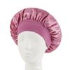 Touca de Cetim de Borda Larga e Alta Elasticidade Transfronteiriça da Amazon para Salão de Beleza Feminino, Chapéu para Cuidados com o Cabelo, Touca para Confinamento/Quimioterapia