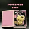 Llavero de Gato Hello Kitty Lindo Colgante Kt Cadena de Teléfono Móvil de Oro Puro Colgante para Bolsa de Lista Dorada Coche