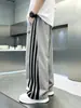 Calça de Verão Listrada de Perna Larga para Meninos, Estilo Fino Soltinho Anti-Mosquito, Calça Longa Casual da Moda para Crianças Mais Velhas, Roupa de Verão na Moda