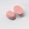 Resina color macarrón ovalada fondo plano anillo joyería colgante accesorios DIY funda para teléfono móvil caja de papelería accesorios para el cabello pinza para el cabello