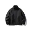 Diseño minimalista ButterTiger, tapeta asimétrica, cuello mao, chaqueta de trabajo, corte holgado para hombre, prenda exterior versátil, JK89