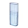Mini caja de almacenamiento transparente, tamaño pequeño, portátil, curita, maquillaje, hisopo de algodón, cepillo de labios, palillo de dientes, hilo dental, caja de almacenamiento a prueba de polvo
