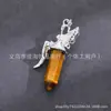 Colgante de Cristal de Piedra Natural, Colgante de Cristal Rosa Amatista, Accesorio de Collar de Columna Hexagonal de Punta Única, Colgante de Collar Péndulo