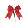 Gravata borboleta com borda dourada personalizada, fita amarrada com arame, fita de tecelagem para atacado, guirlanda, decoração de bolsa, caixa de presente, laço DIY feito à mão