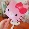 Espejo de Belleza de Gato Kity de Dibujos Animados de Moda Mini Espejo de Tocador Mango Portátil Espejo de Maquillaje para Niñas Gato Kitty