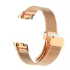 Adequado para Pulseira do Relógio Charge6, Fivela Magnética Dobrável Fitbit, Pulseira de Aço Inoxidável Milanesa, Pulseira de Metal do Relógio Charge5