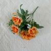 Flores artificiales, flores falsas, pequeños manojos, flores de comercio exterior para bodas, decoración del hogar, accesorios de fotografía, flores de pared para carretera.