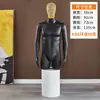 Modelo Masculino de Meio Corpo com Pernas Loja de Roupas Balcão Display Placa de Display para Vitrine Design Plástico Pintura Preto e Vermelho Tipo Mannequin