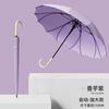 Guarda-chuva Longo de 23 polegadas 25 polegadas, Peça Única, Gancho Curvo, 16 Ossos, Guarda-chuva Publicitário Impresso Pronto para Uso, Fabricante
