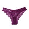 Tanga para Mujer con Bordado y Diseño Hueco, Braguitas Sexy de Cintura Baja con Tira Fina, Estilo Europeo y Americano, Calzones de Encaje Transpirables Tallas Grandes