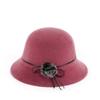 Chapéu de Mãe Outono e Inverno Chapéu de Bacia Chapéu da Moda Chapéu de Bacia de Velha Senhora Chapéu Feminino Chapéu Quente Feminino Chapéu de Meia-Idade e Idoso