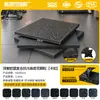 Esterilla de goma para suelo de gimnasio, zona de entrenamiento de fuerza, suelo de fitness resistente a impactos y absorbente de impactos, alfombrilla protectora reductora de ruido para mancuernas y cinta de correr