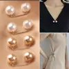 Broche de Hebilla de Cintura de Perlas para Mujer, Pin de Solapa Antiexposición, Pin de Fijación de Cintura, Herramienta de Ajuste de Cintura de Falda