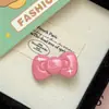 Nuevo Pasador de Pelo de Lunares Dopamina con Lazo Color Macarrón Pasador de Flequillo Lateral para Niños Accesorios para el Cabello