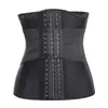 Corsé de Goma Presurizado con 9 Varillas de Acero Transfronterizo para Deporte y Fitness, Cinturón de Plástico Suave para Control Abdominal, Cinturón Lumbar y Soporte de Pecho