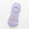Calcetines de verano para mujer, de malla, invisibles, con aire acondicionado, huecos, transpirables, de silicona, antideslizantes, calcetines náuticos para mujer, calcetines de algodón para mujer.