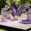 Decoración de ventana de exhibición de flores artificiales de mariposa gigante, soporte de mariposa floral, flor decorativa para accesorios de fotos y exhibición