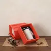Taza de café de acero inoxidable 316, gran capacidad, portátil con correa para llevar, diseño elegante, adecuada tanto para hombres como para mujeres, forma octagonal