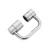 Extensor de Grifo Universal Robótico Transfronterizo con Caño Giratorio, Protector Antisalpicaduras de Acero Inoxidable 304 para Lavabo