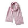 Bufanda de Cachemir para Niños Invierno Cálida Engrosada 100% Cachemir Puro Cuello para Bebés Niños y Niñas