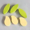 Esponja para polvos rodaja de esponja para polvos de maquillaje esponja de burbujas de agua esponja de maquillaje grande hojas de mango huevo de maquillaje belleza esponja de huevo esponja de huevo no consume polvo maquillaje