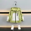 Chaqueta de otoño para niños, cortavientos infantil elegante y genial, abrigo exterior cortavientos de moda para primavera y otoño para niños