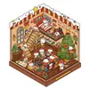 Yuxian Pet Adesivos de Cenário Miniatura Grande Sonhando com Suzhou Casa Empilhada Tridimensional 3D Adesivos DIY para Crianças