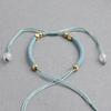 Pulseira de joia com nó de diamante tecida à mão corda vermelha ajustável semi-acabada diy grátis Usar moda clássica