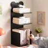 Prateleira de Armazenamento para Mesa, Prateleira de Canto para Bancada, Pequena Estante de Livros, Prateleira Multicamadas, Prateleira Organizadora de Escritório, Prateleira de Armazenamento