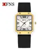 Reloj Oufani Impermeable con Números Romanos, Correa Simple de Nailon, Reloj de Cuarzo, Silencioso, Ligero, Reloj Unisex para Escuela Secundaria y Exámenes de Admisión a la Universidad