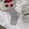 Meias Finas Youjiaxiu Primavera e Verão para Mulheres, Meias Curtas Estilo Ballet, Meias sem Pé Estilo Ins, Meias Curtas Cinzas