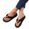 Pantuflas de Talla Grande para Mujer, Moda de Verano para Exterior, Zapatos de Playa Planos con Plataforma y Suela Gruesa, Sandalias de Playa, Chanclas