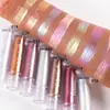 Sombra de ojos líquida óptica camaleónica transfronteriza, producto transfronterizo popular, sombra de ojos líquida camaleónica deslumbrante a base de agua de un solo color