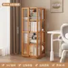 Nueva estantería giratoria para zona de lectura infantil, uso doméstico, estante de pie para libros ilustrados para estudiantes, estante de almacenamiento simple multicapa que ahorra espacio