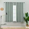 Cortinas Blackout de Venta Caliente Amazon Temu Hechas de Tela Pongee con Película Negra para Sala de Estar, Protección Solar, Cortinas Terminadas de Comercio Exterior, Directo de la Fábrica Fuente